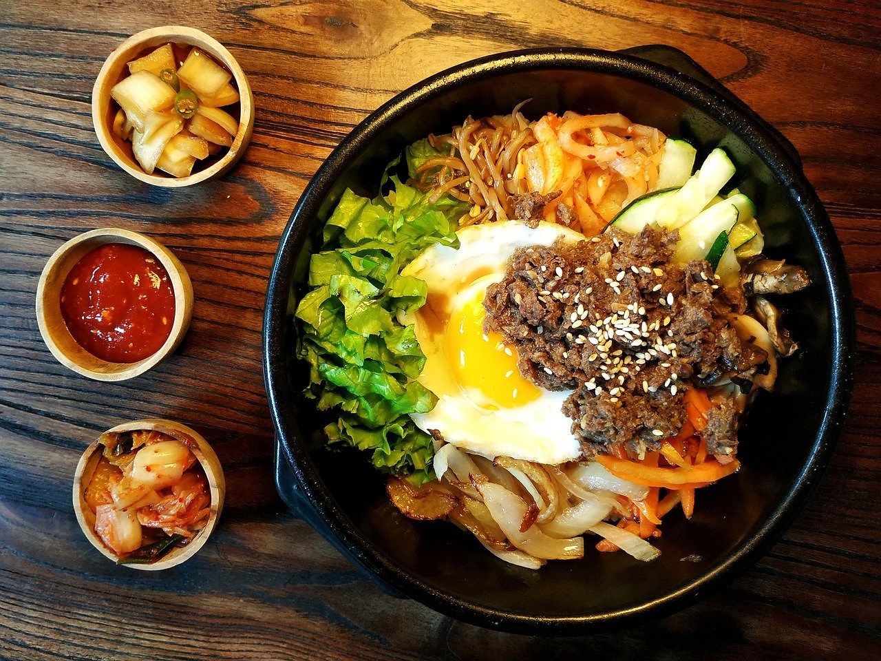 bibimbap, korean, food